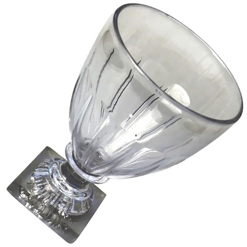 Larger antique stemware - a,