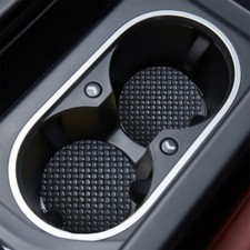 2Pcs Car Cup Mats Woven Foam