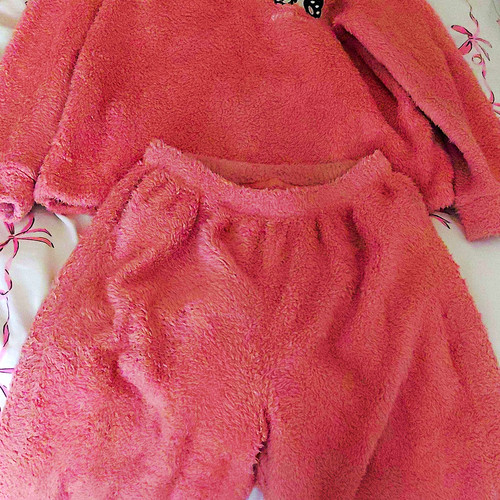 Girls pink fleece - girls, 2pc