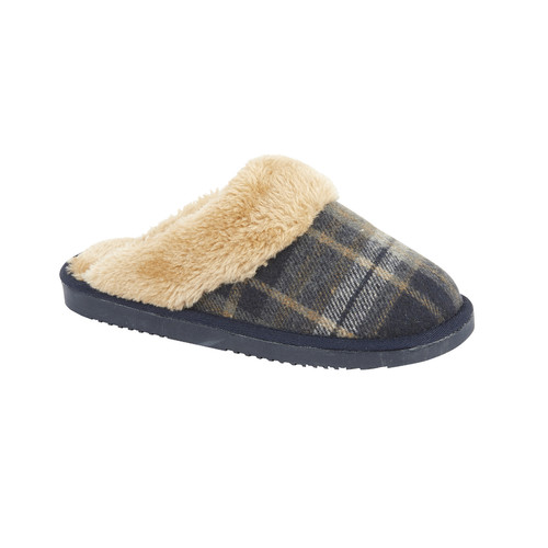 Joe ladies slippers faux - &,