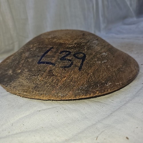 Wooden hat block - , millinery
