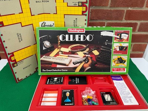 Cluedo detective mystery board - cluedo,