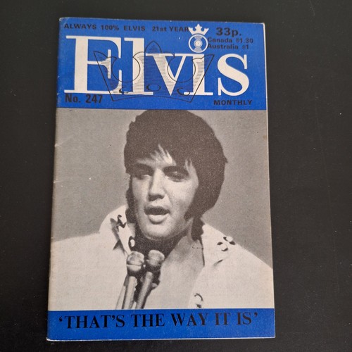 Elvis presley monthly magazine - presley,