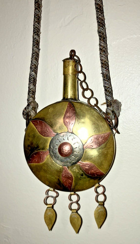 Moroccan antique powder flask