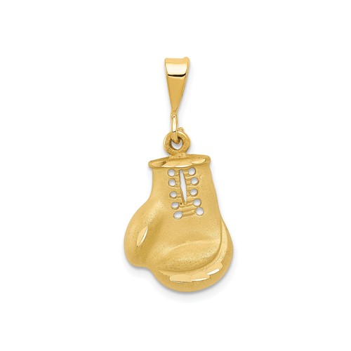 14k yellow gold boxing - gold,