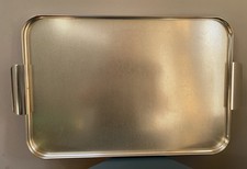 Vintage Annodised Tray Gold Design Large 60cm x 37cm Bar Cocktails Woodmet?