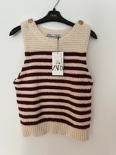 Zara stripped knitted vest