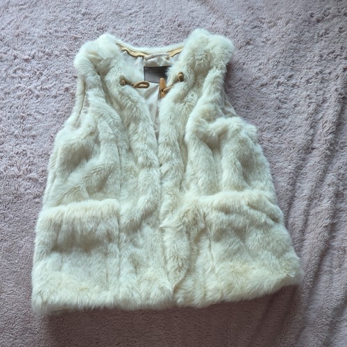 Zara kids cream girls faux - zara,