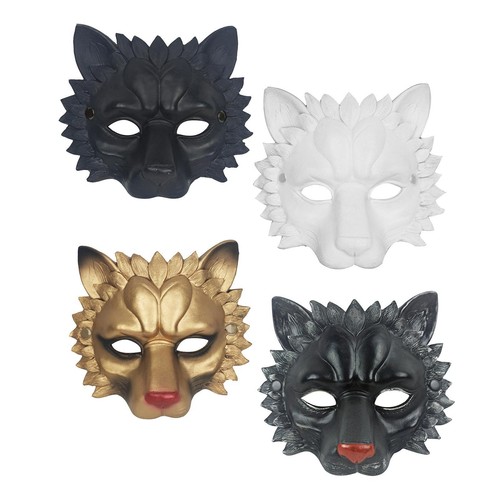 Lion half face - half,
