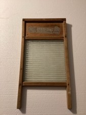 Vintage National Washboard Co. No# 862 Washboard “ The Glass King” “ Top Notch”