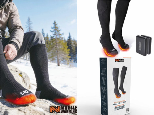 Mobile warming heated socks - warming,