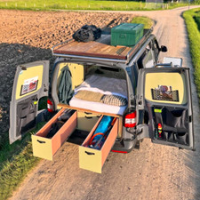 VW T5 Barn Door Storage