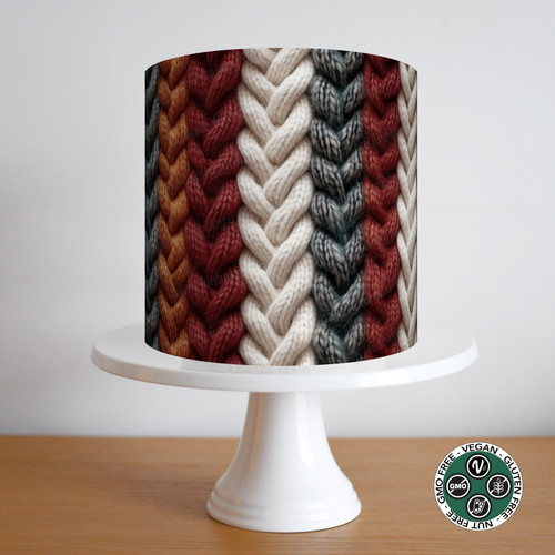 Knitting wool cake - cake, topper