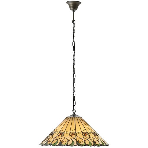 Tiffany glass hanging ceiling - tiffany,
