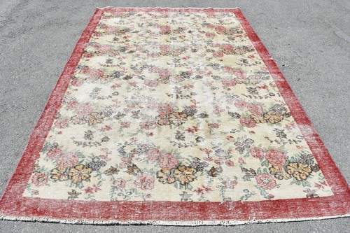 Vintage turkish large rug - vintage,