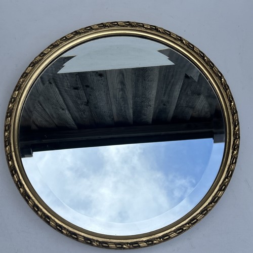 Small round beveled mirror - beveled,