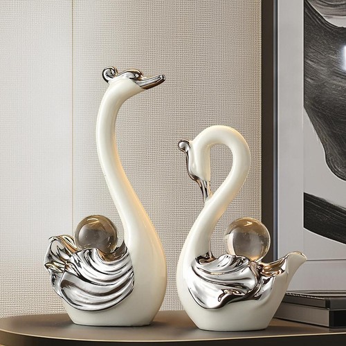 Pieces swan sculpture gifts - pieces,