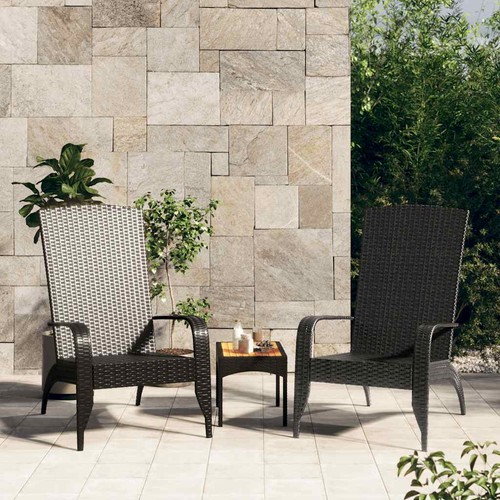 Garden adirondack chair black - chair,
