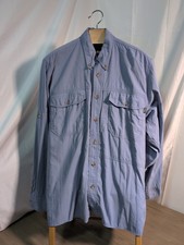 Rohan Long Sleeve Shirt Blue  Chest 89-94cm Mens Small 100%supplex  Polyamide...