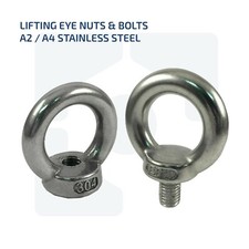 LIFTING-EYE-NUTS & BOLTS A2 /