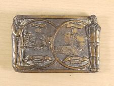 1970's International Harvester Combine McCormick Reaper Belt Buckle  Spec Cast