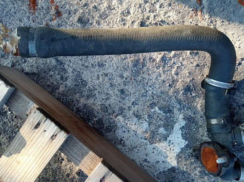 Rubber hose radiator sleeve - hose,