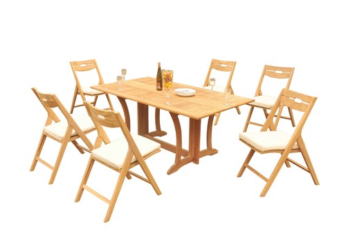 Dssl grade teak 7pc dining - a-grade,