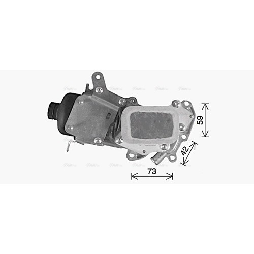 Oil cooler for - cooler,