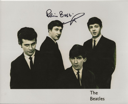 Pete best real - best, signed