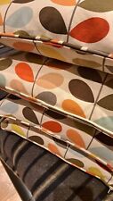ORLA KIELY original Multi Stem Print Medium Cushion x 4 Official from HEALS Rare