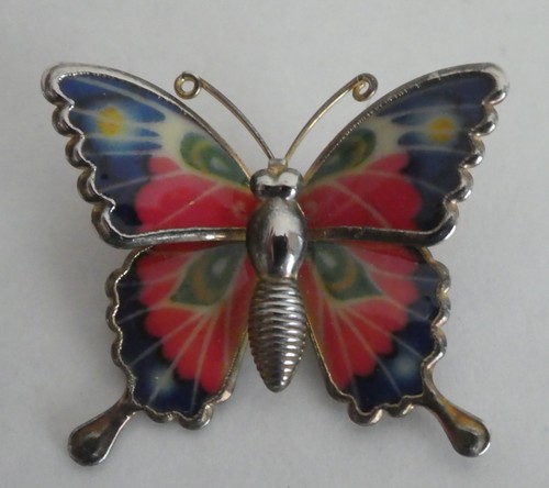 Vintage butterfly brooch - butterfly,