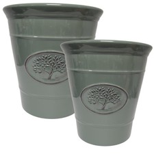 Set olive green plastic - set,