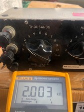 MUIRHEAD&company decade resistance box TESTED SEE DESCRIPTION FOR RESULTS