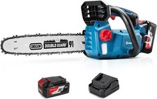 12 Inch Cordless Chainsaw, 20V, with 4000mAh Battery, 12m/s Chain speed