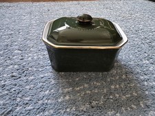 Superb FRENCH PORCELAIN  APILCO. butter/pate Dish. Lidded