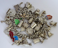 Vintage solid silver albert