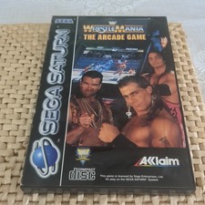 WWF Wrestlemania The Arcade Game, Sega Saturn, PAL, No Manual