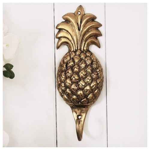Brass pineapple wall hook x - brass,