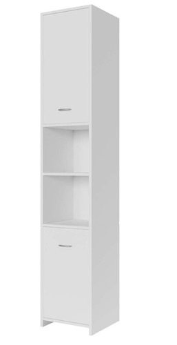 Tall boy white wardrobe - white,