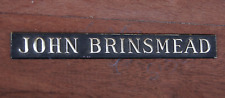 John Brinsmead Piano Nameplate