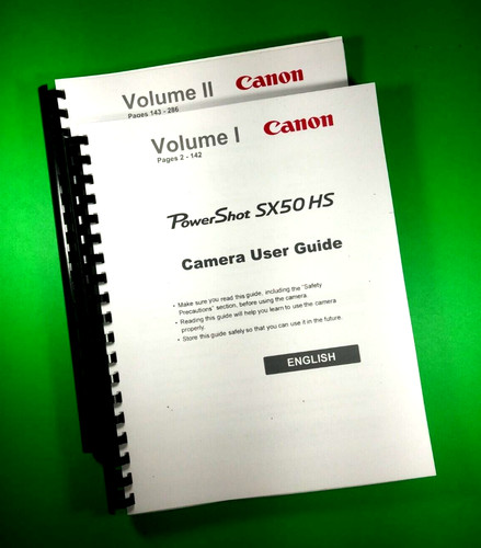Owners manual for canon - owners, sx50