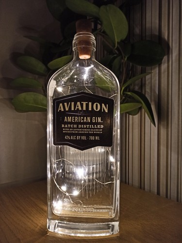 Aviation american gin bottle - aviation,
