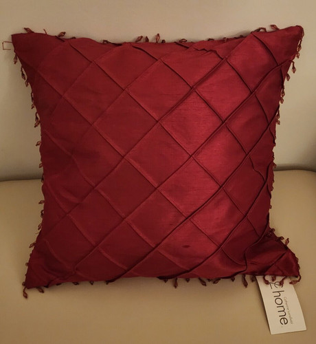 Red silk sheen faux - sheen,