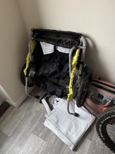 Fully working double 2 seater kids bike trailer foldable SE95QF or delivery