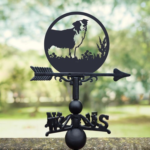 Cast iron border collie - iron,