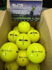 12 Taylormade  distance + YELLOW pearl/a golf balls FREE POSTAGE