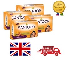 4 X 125g Santoor Sandal And