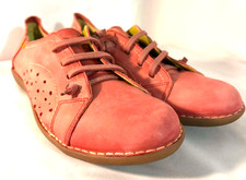 Jungla Pink Leather Lace-Up