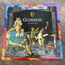 Guinness 2026 Wall Calendar NEW FREE Tracked UK Delivery