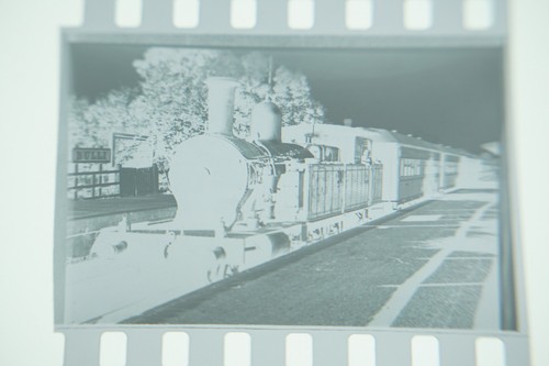 C1950s railway steam loco - railway,